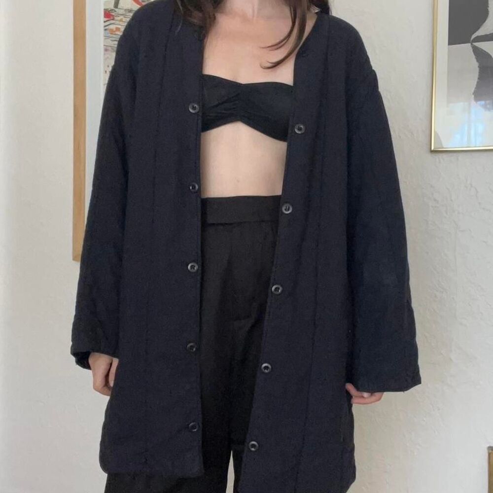 Vintage Quilted Navy Surplus Jacket